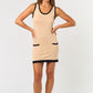 Lily taupe dress