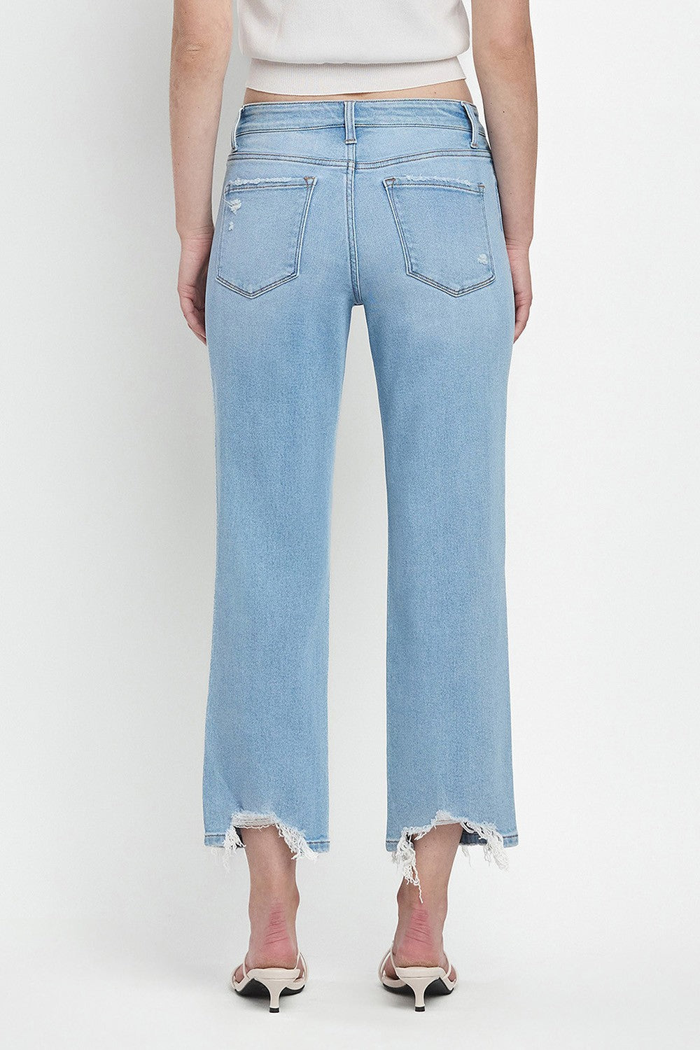Vervet High Rise Regular Straight Jeans