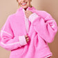 Dawn Pink Fleece Pullover