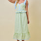 Darla Sweetheart Gingham Corset Midi Dress