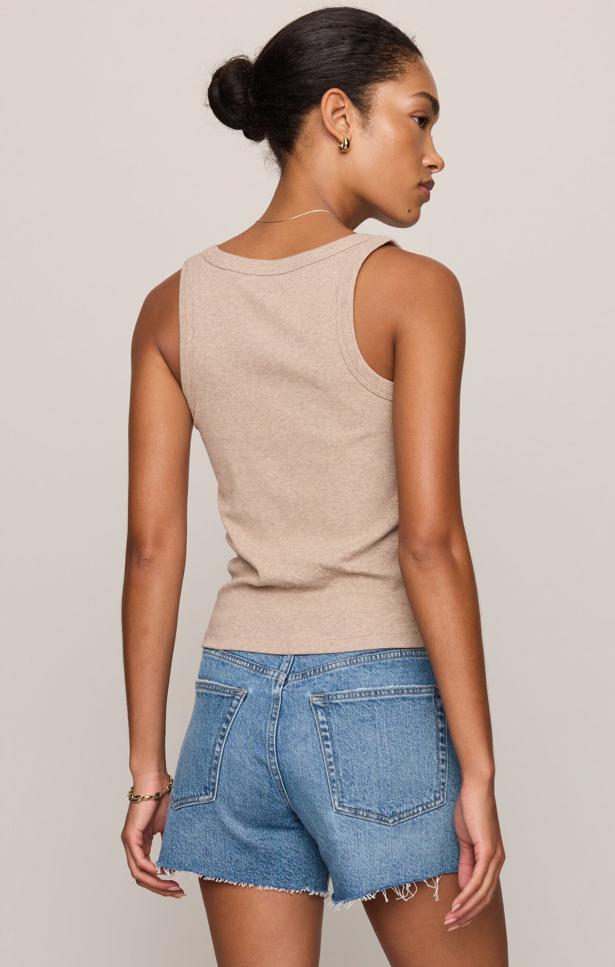 Z SUPPLY Rowe Scoop Tank Heather Ash