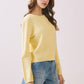 Tia Yellow Sweater