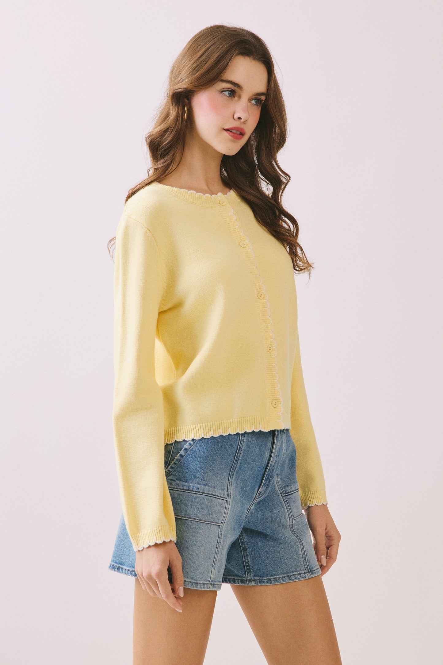 Tia Yellow Sweater