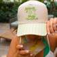 Bikinis & Dirty Martinis - Green Stripe Trucker Hat