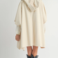 Lisha belted poncho