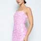 Fiona Pink Mini Dress