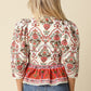 Eloise Floral Peplum Blouse