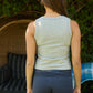 Brooke H Grey Tank