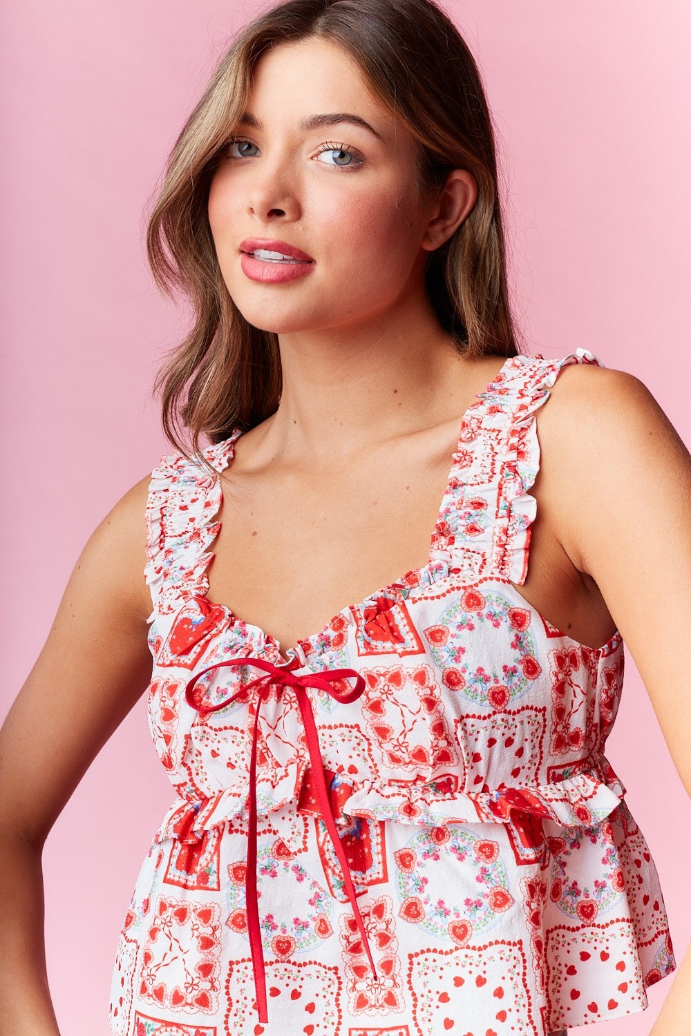 Renee printed cami