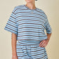 Diana Blue and Brown Set Top