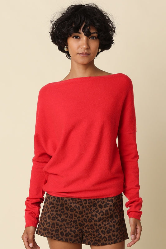 Noah Boat Neck Knit Sweater