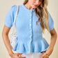 Devin Blue Cardigan