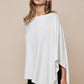 Bailey Off White Poncho