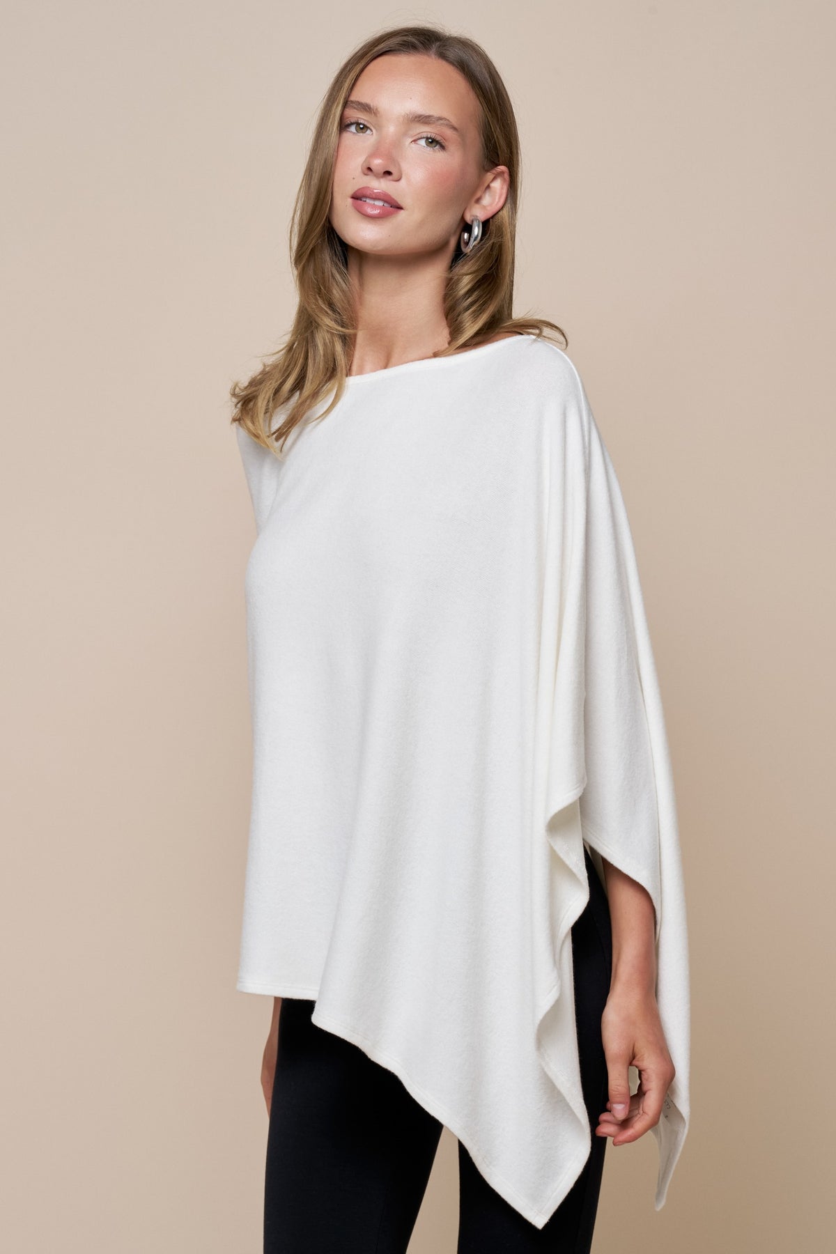 Bailey Off White Poncho