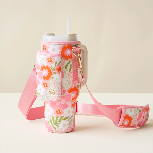 Tumbler Sling-Beyond Blooms Pink Orange