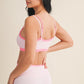 Kora Pink Layered Sports Bra