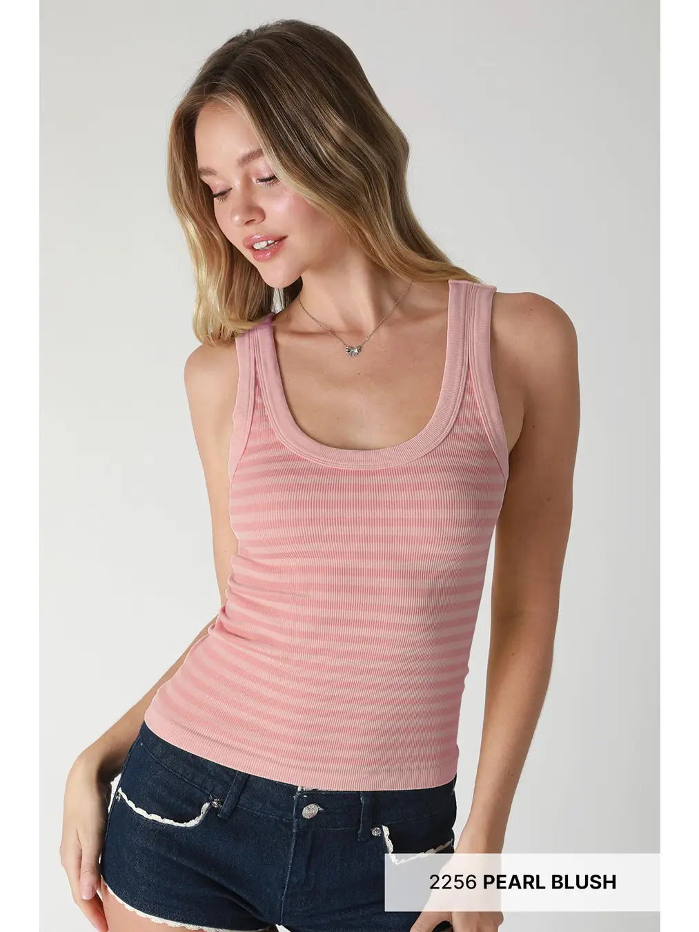 Reversible Striped Tank Top MULTIPLE COLORS