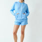 Brushed Lounge Hoodie Denim