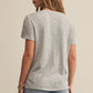 Z SUPPLY FOUNDATION SLUB TEE Classic Heather Grey