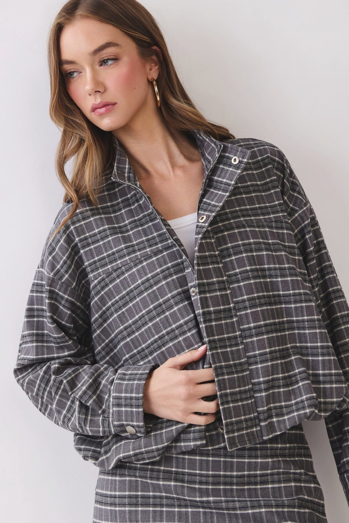 Tila Grey Set Top