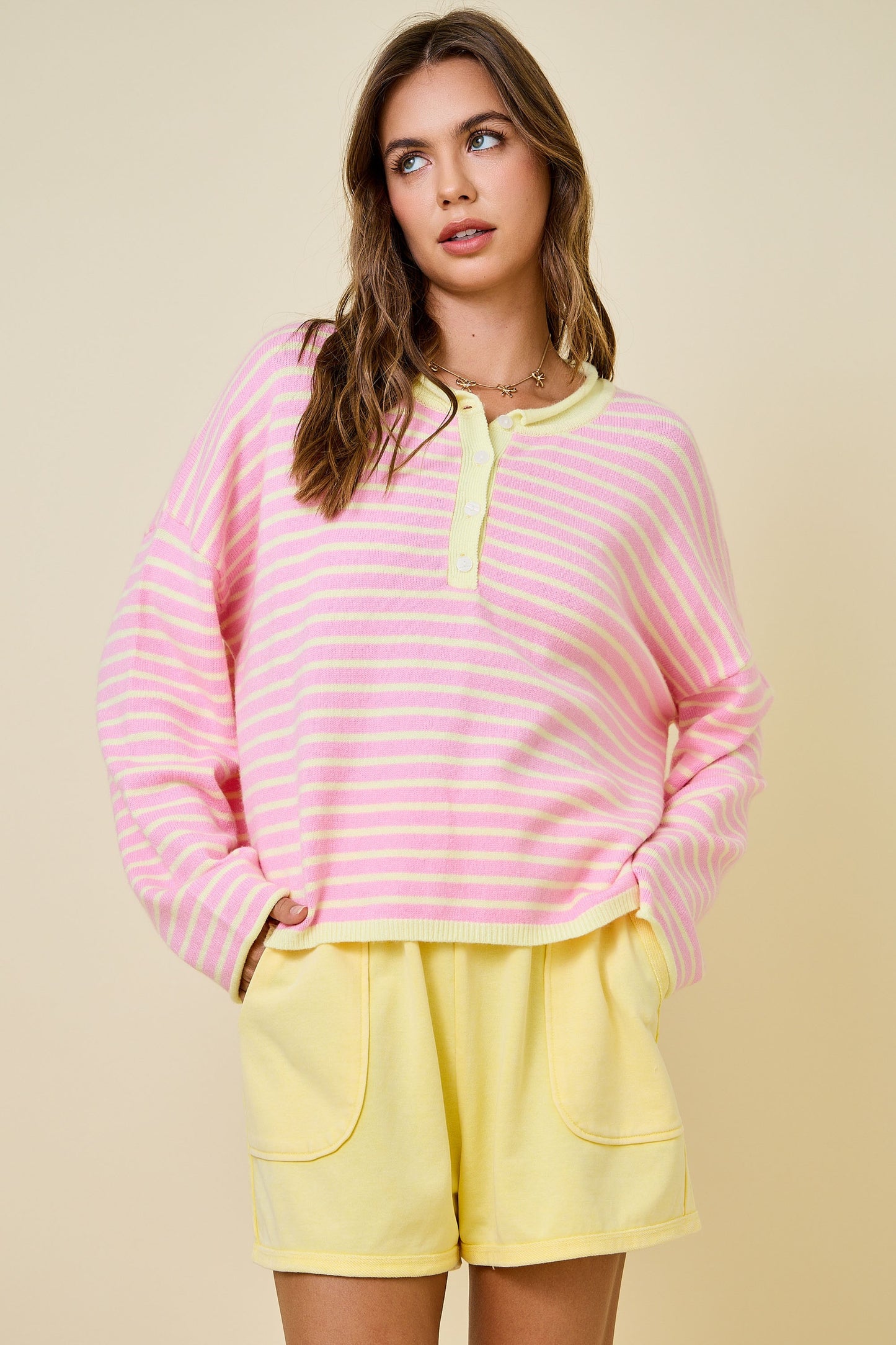 Donna Pink Lemonade Top