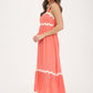 Brooke Coral Dress