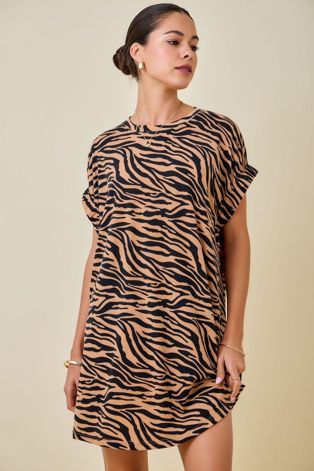 Diana Tiger Print Dress