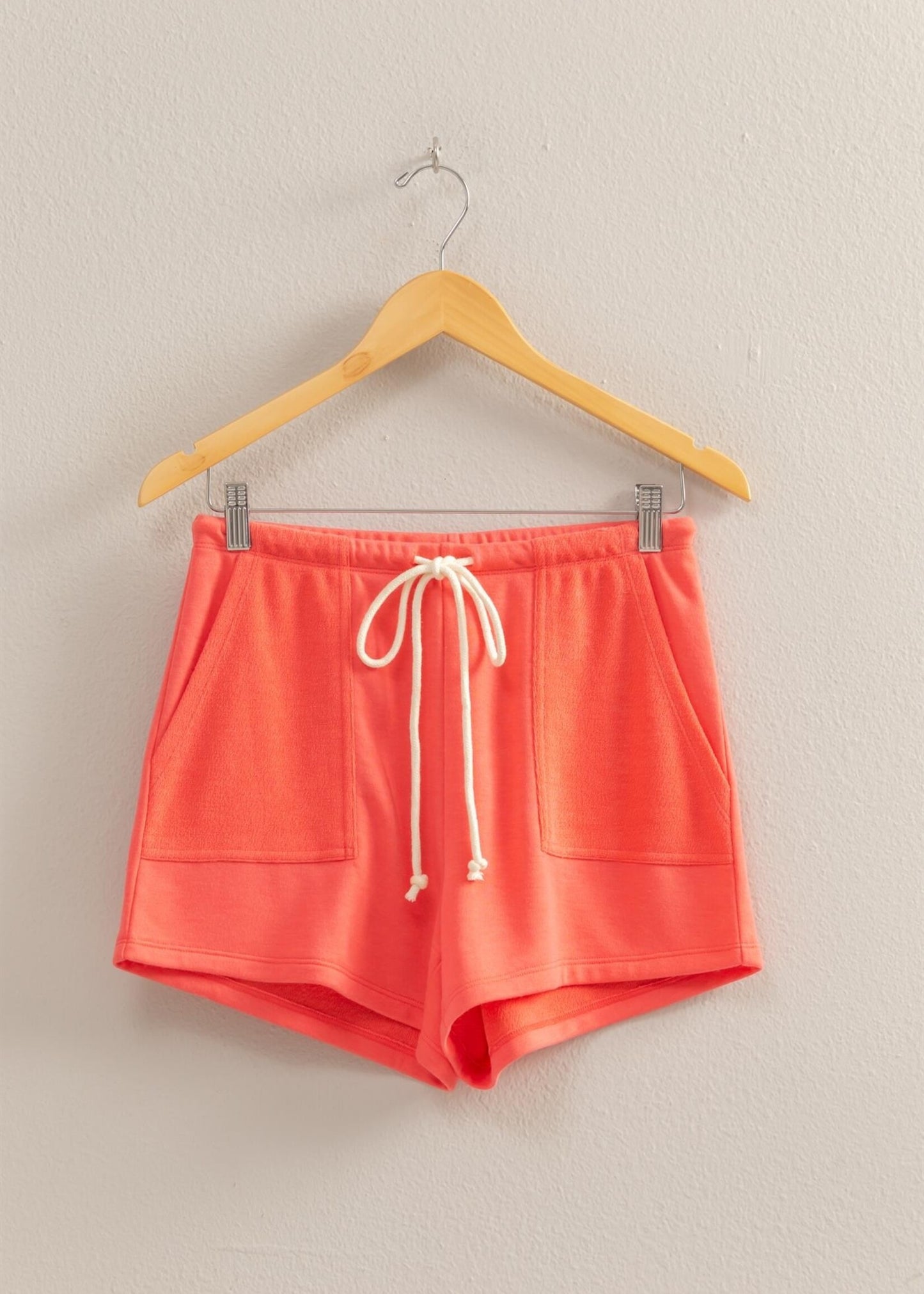Hailey coral shorts