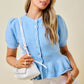 Devin Blue Cardigan