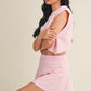 Kaia Pink Open Back Top