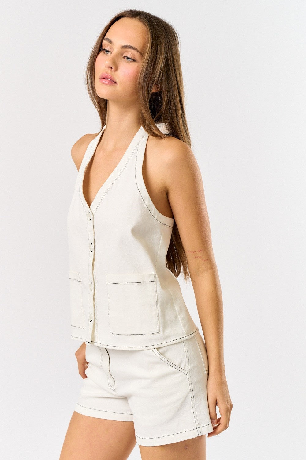 Bella button front shirt