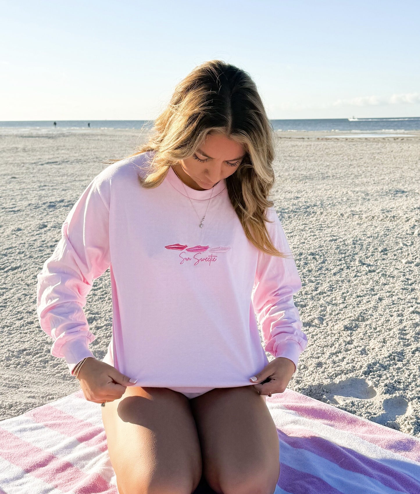 Dock Girl Long Sleeve Pink