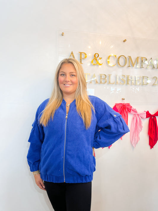Vicki blue jacket