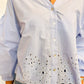 Emery blue top