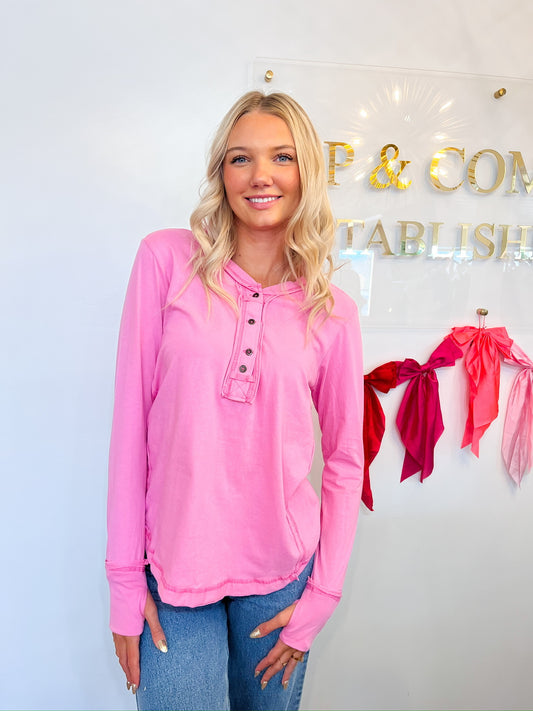Zoe pink top