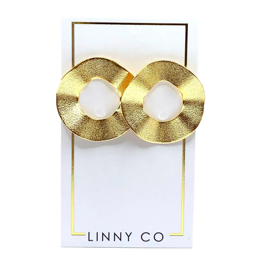 Eliza gold earrings