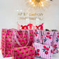 Quilted Makeup Bag | Cosmetics Toiletry Bag | Cherry Print