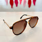 DAX Earhart cheetah sunglasses
