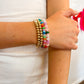 Confetti beaded bracelet