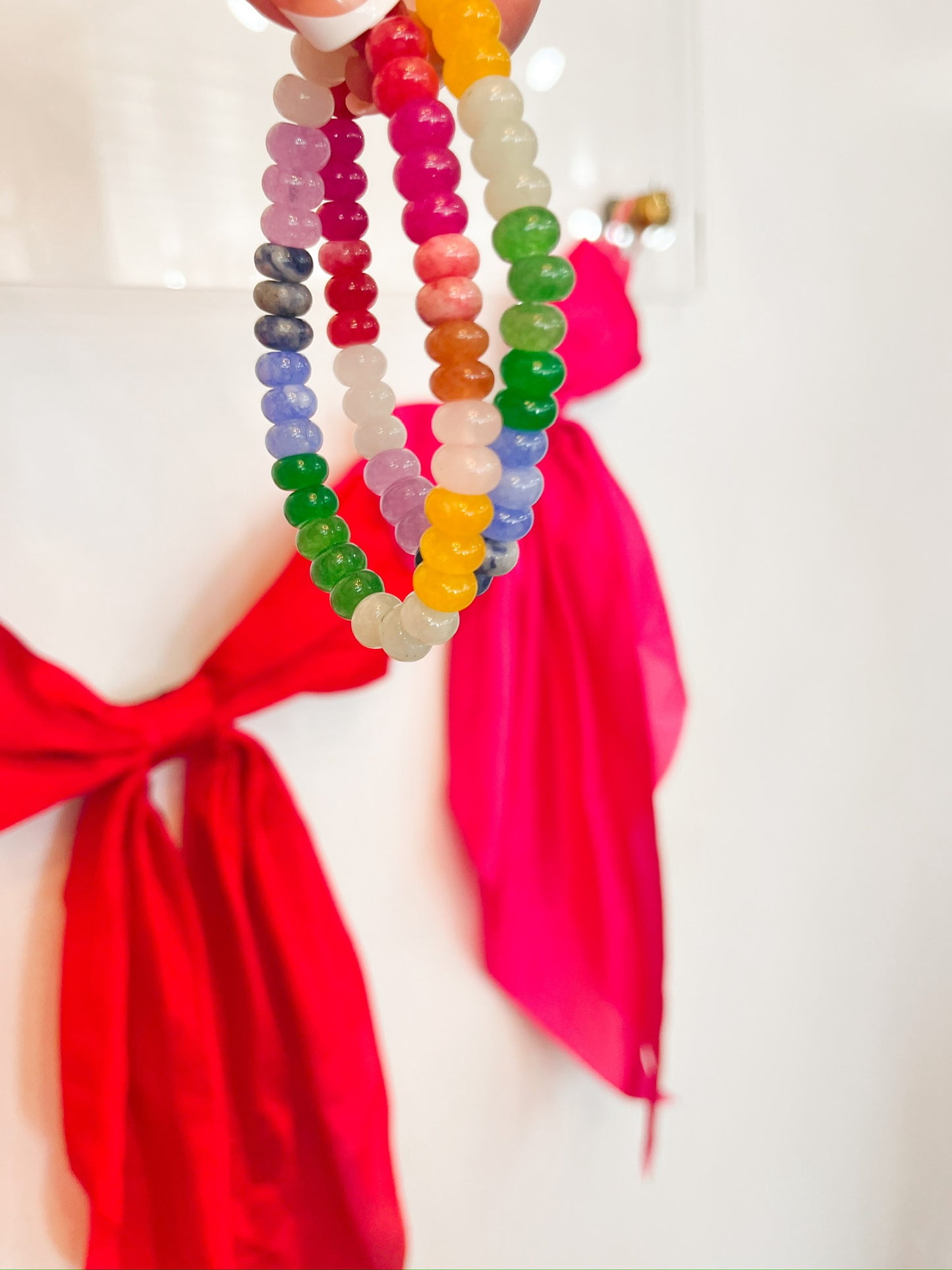 Tropical beaded bracelet