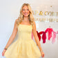 Flora yellow dress
