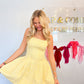 Flora yellow dress