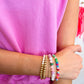 Confetti beaded bracelet