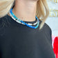 Blue gemstone necklace