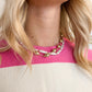 Gold magnets necklace