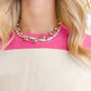 Gold magnets necklace