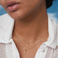 Initial gold necklace