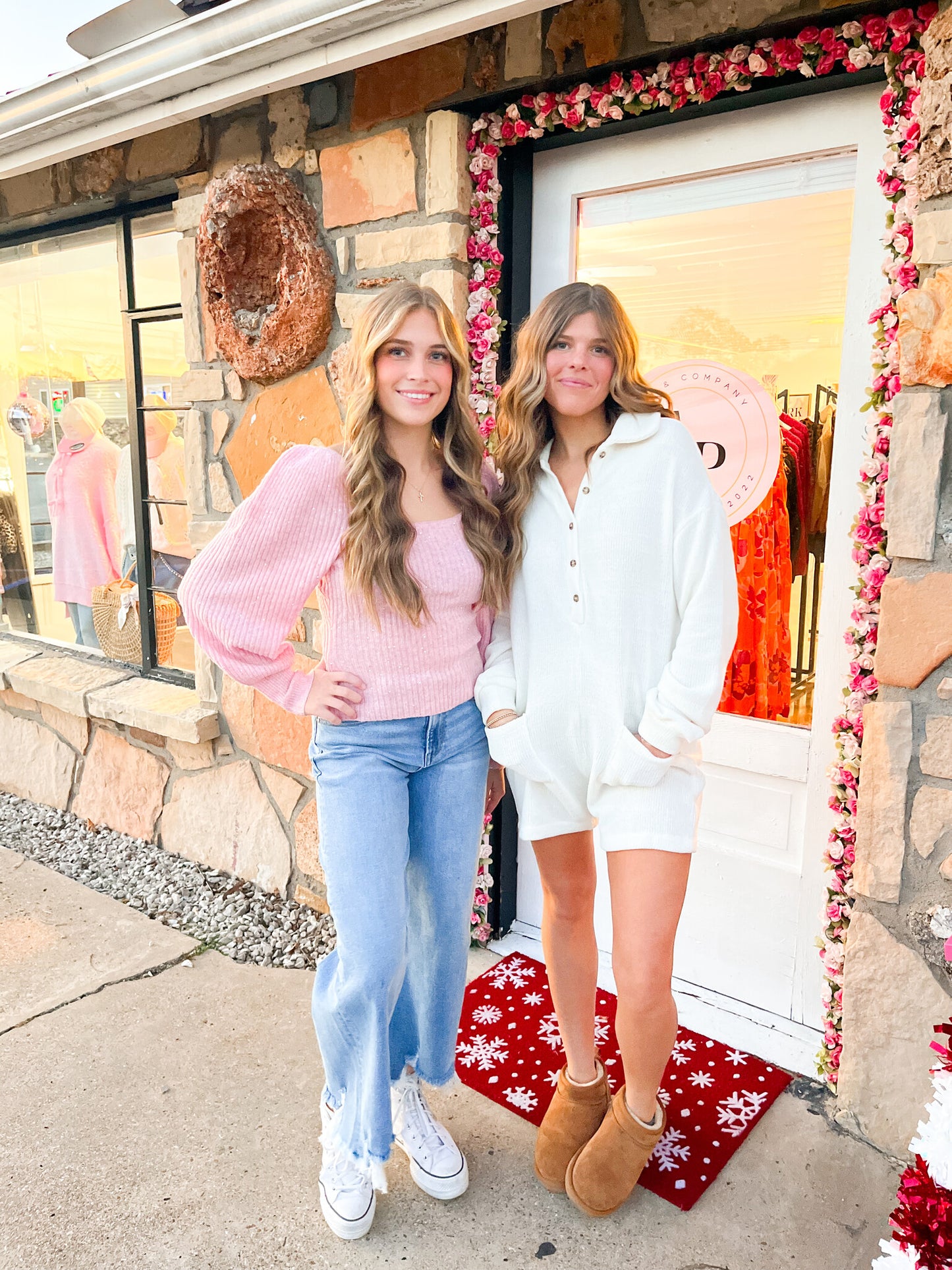 Dana Pink Sequin Sweater