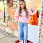 Dana Pink Sequin Sweater