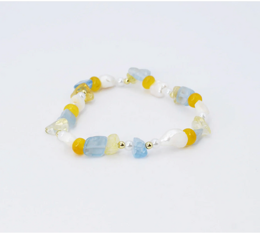So happy natural stone bracelet
